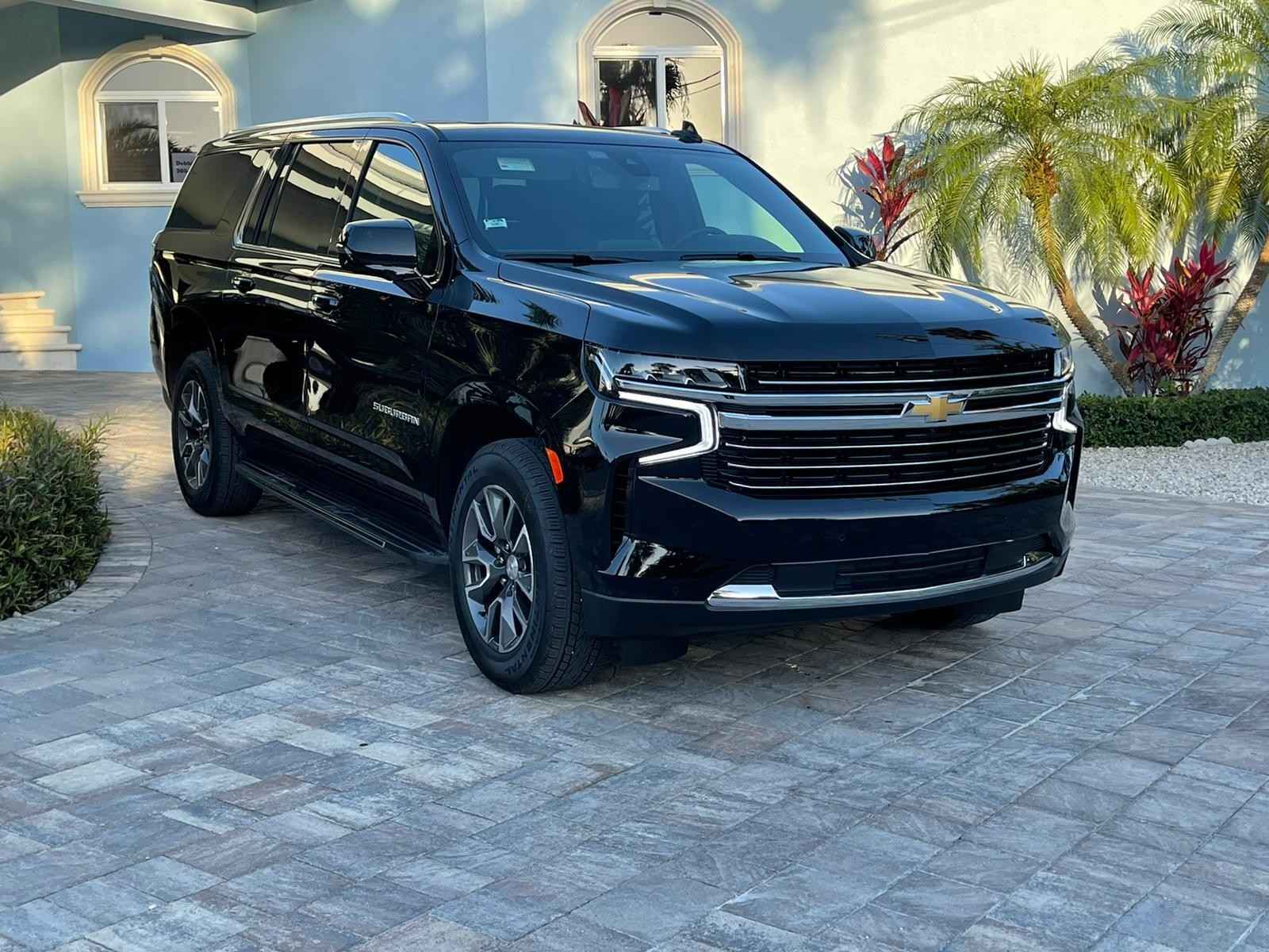 Black SUV for corporate transportation in Key West FL