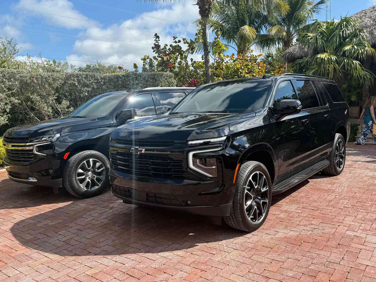 Wedding transportation vehicles for couples and guests in the Florida Keys
