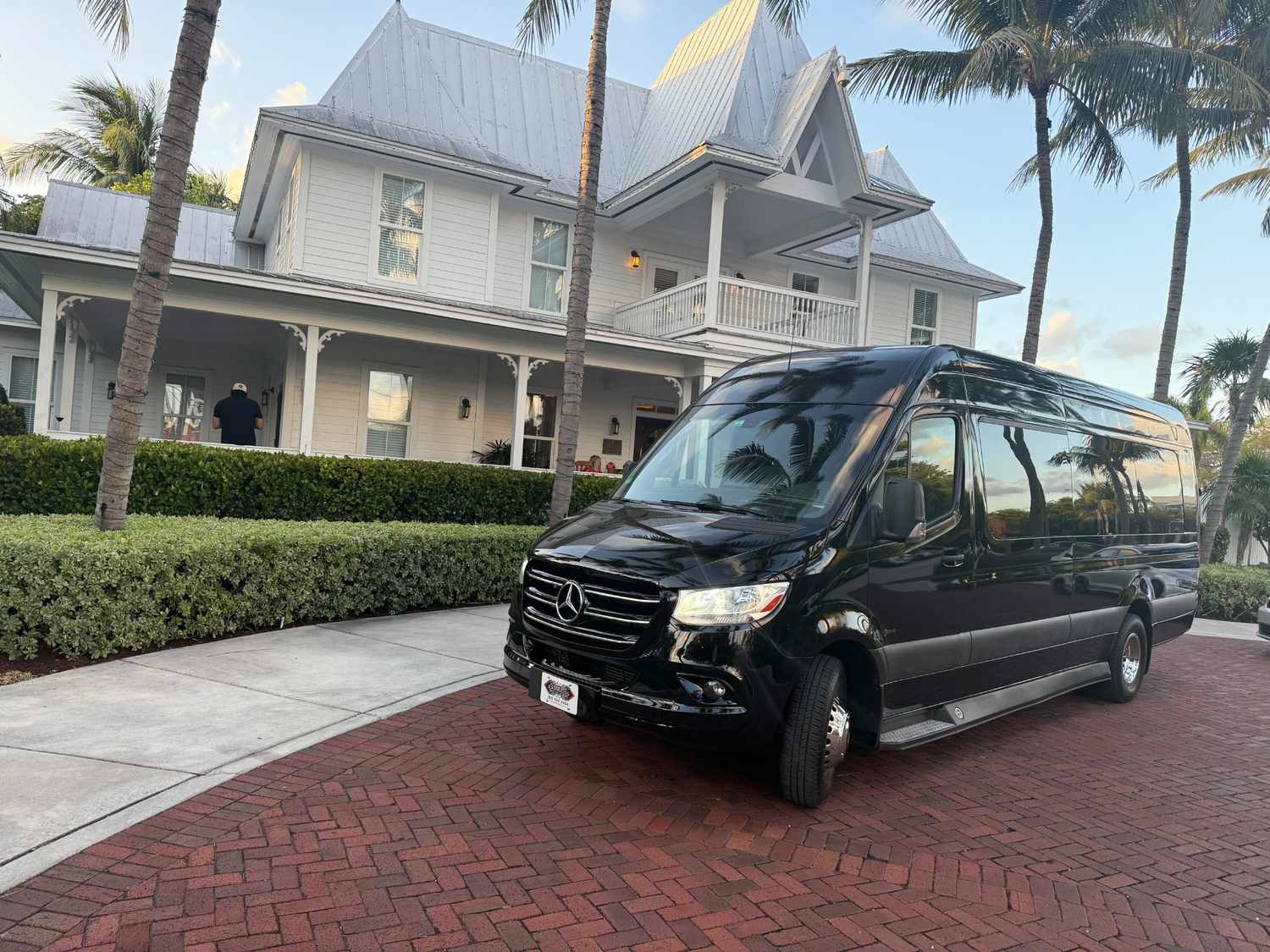 Corporate shuttle van for business transportation in Marathon and the Florida Keys